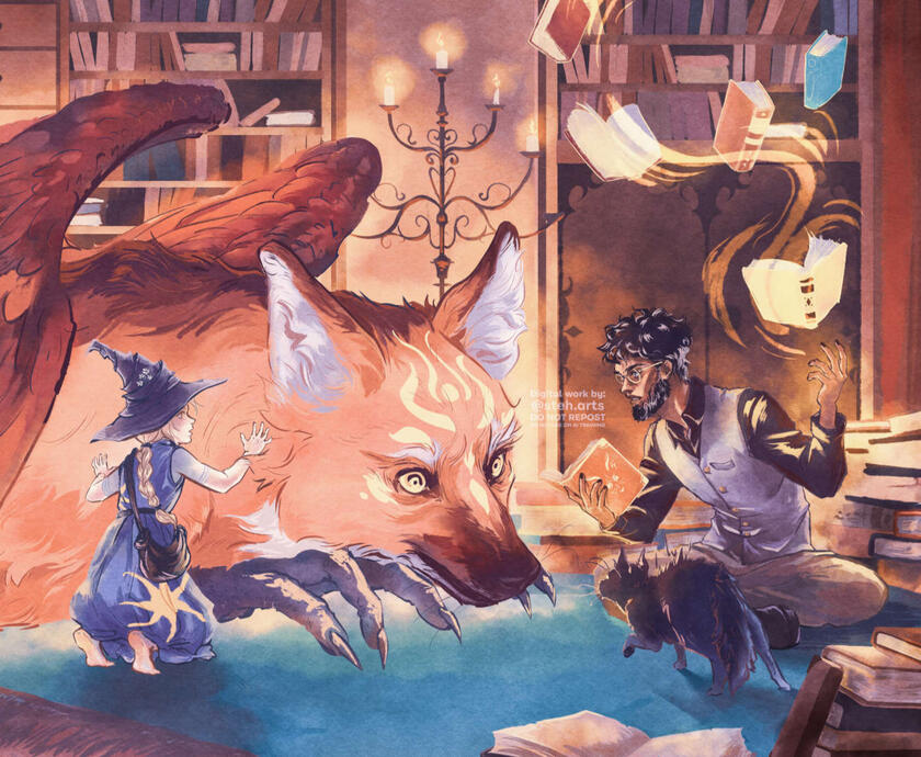 First concept art for "Felicia's world"